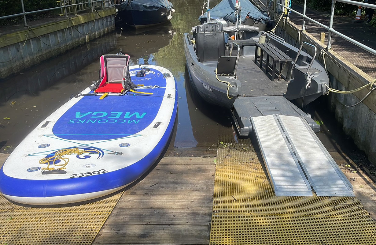 Mega paddleboard with seat