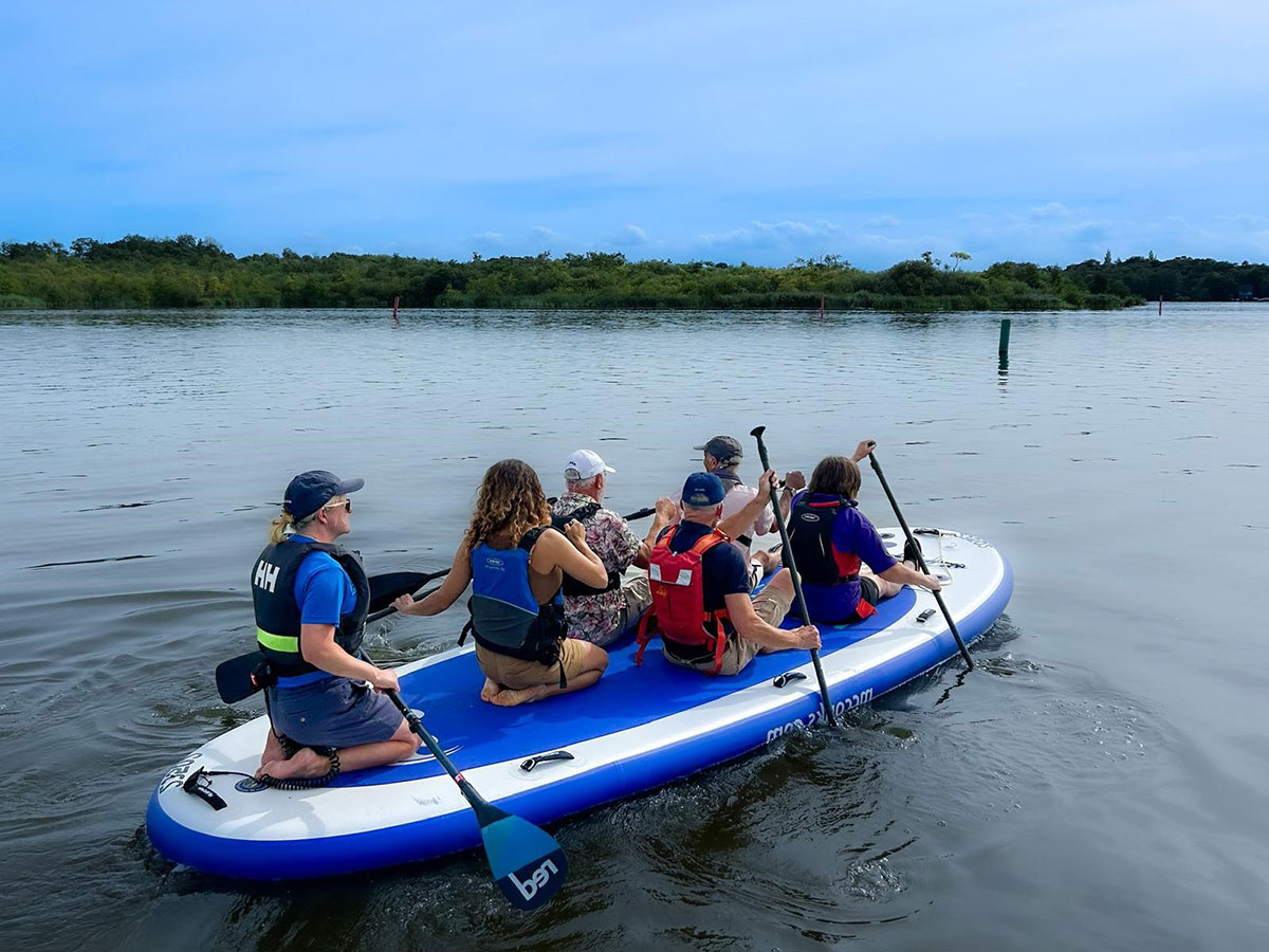 Paddleboarding activity