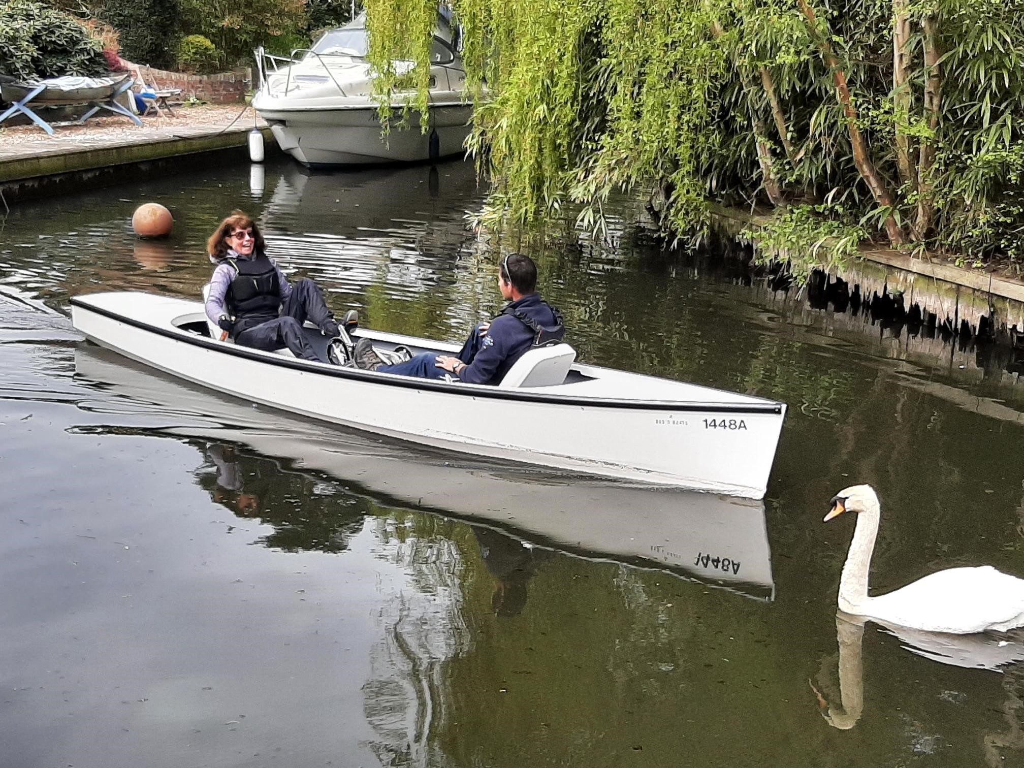 Peddle Boating on the Norfolk Broads