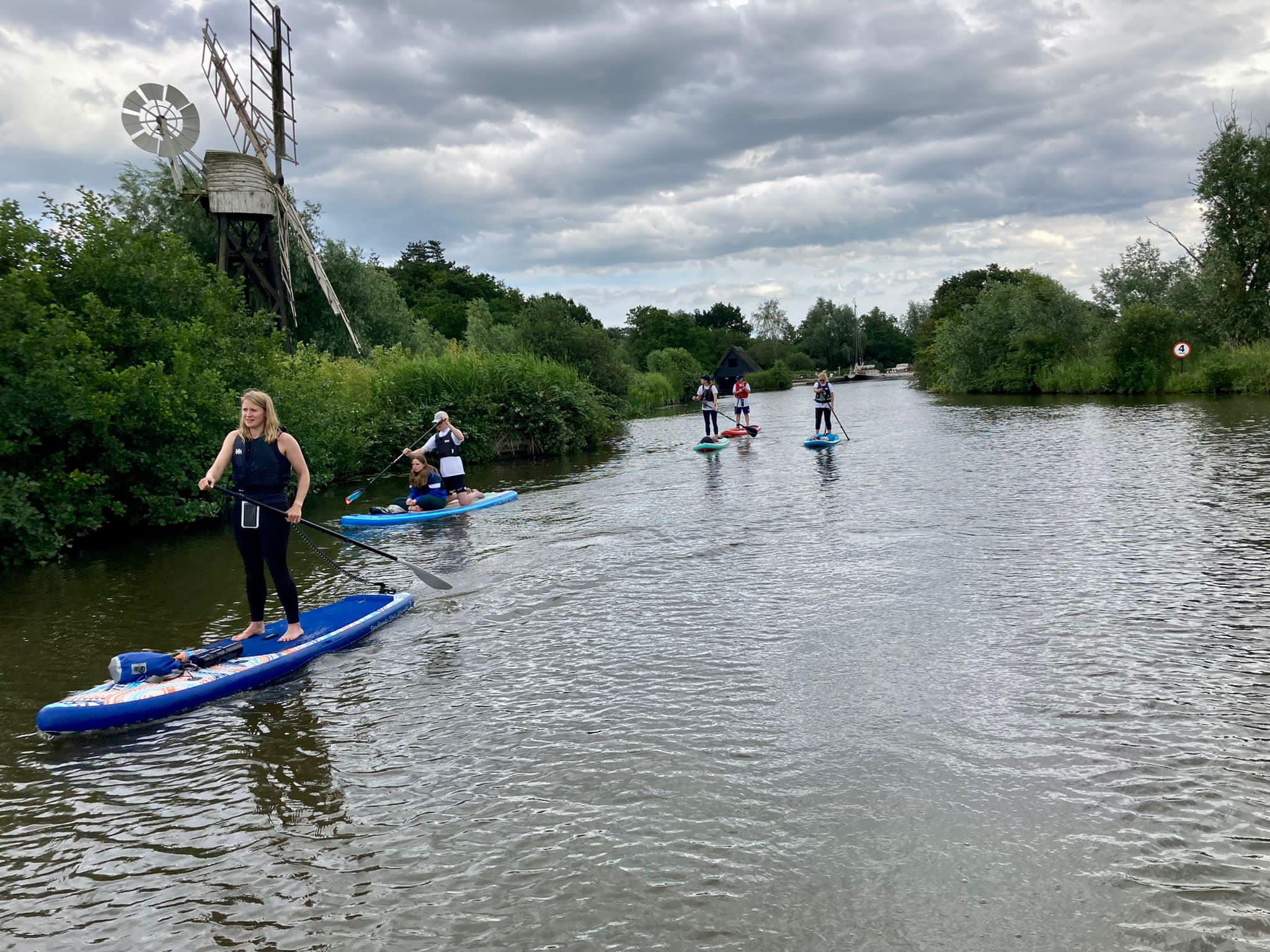 Paddle Boating on the Norfolk Broads
